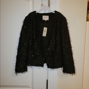 Ann Taylor Loft Black Sweater Cardigan